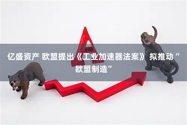 亿盛资产 欧盟提出《工业加速器法案》 拟推动“欧盟制造”
