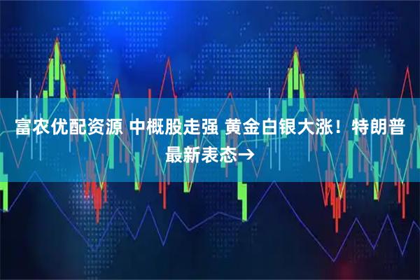 富农优配资源 中概股走强 黄金白银大涨！特朗普最新表态→